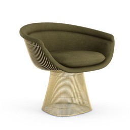 Knoll Platner Lounge Chair - Gold - Circa, Olive--16