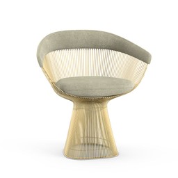 Knoll Platner Arm Chair - Gold - Circa, Silver--19