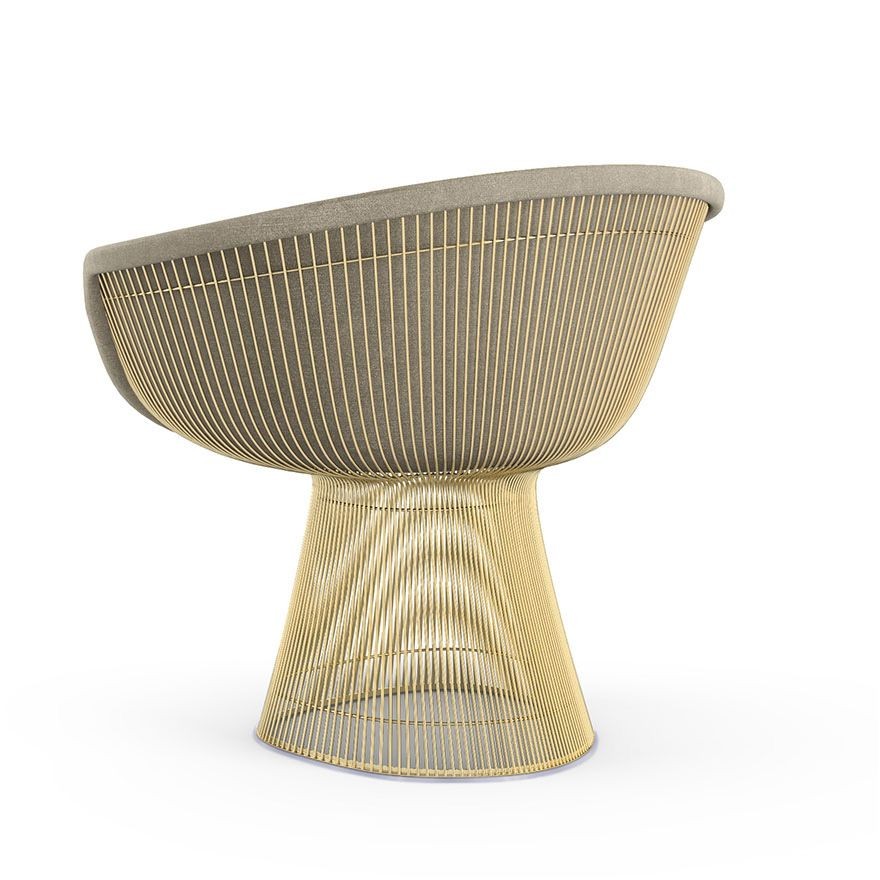 Knoll Platner Lounge Chair - Gold - Circa, Silver--20