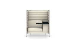 Vitra Alcove Highback Work Sessel - Creme--2