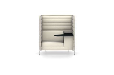 Vitra Alcove Highback Work Sessel - Creme--2