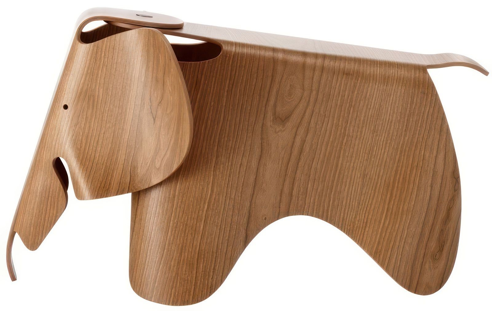 Vitra Eames Elephant Plywood Kirschbaum Hocker--1