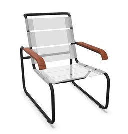 Thonet S 35 N Thonet All Seasons | Freischwinger- ThonetProtect warmgrau (TS 3005), Gewebe schwarz--1