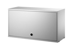 String Cabinet with Flip Door W78 x D30 x H42 cm - Grau--6