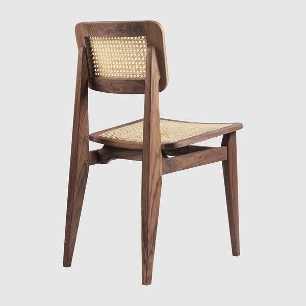 Gubi C-Chair Dining Chair - Un-Upholstered All French Cane--1