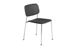Hay Soft Edge Chair / Metal Frame - Black Waterbased Lacquered Oak--3
