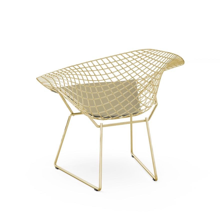 Knoll Bertoia Diamond Chair - Gold - Journey, Beach--35