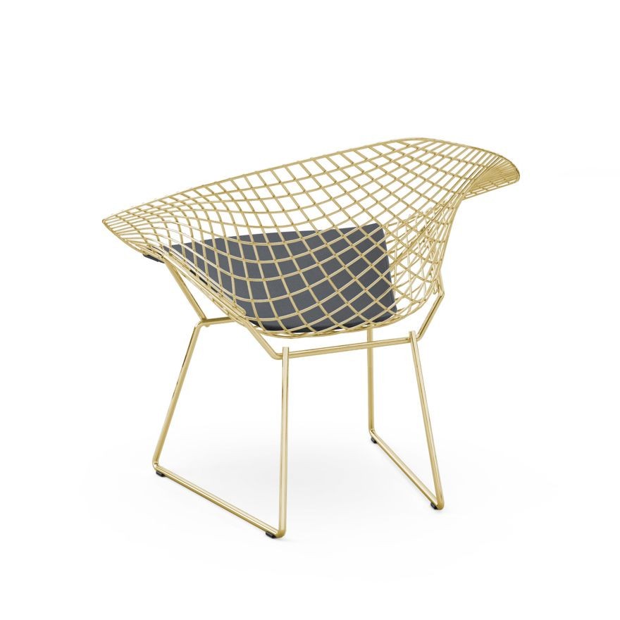 Knoll Bertoia Diamond Chair - Gold - Journey, Chime--37