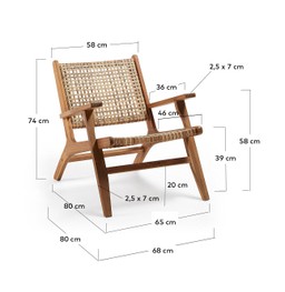 Kave Home GRIGNOON - Outdoor Sessel--5