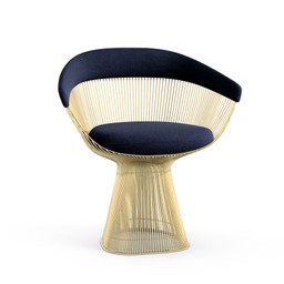 Knoll Platner Arm Chair - Gold - Knoll Velvet, Aviator--24