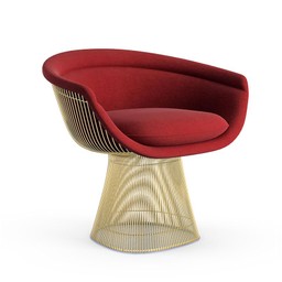 Knoll Platner Lounge Chair - Gold - Knoll Velvet, Bayberry--27