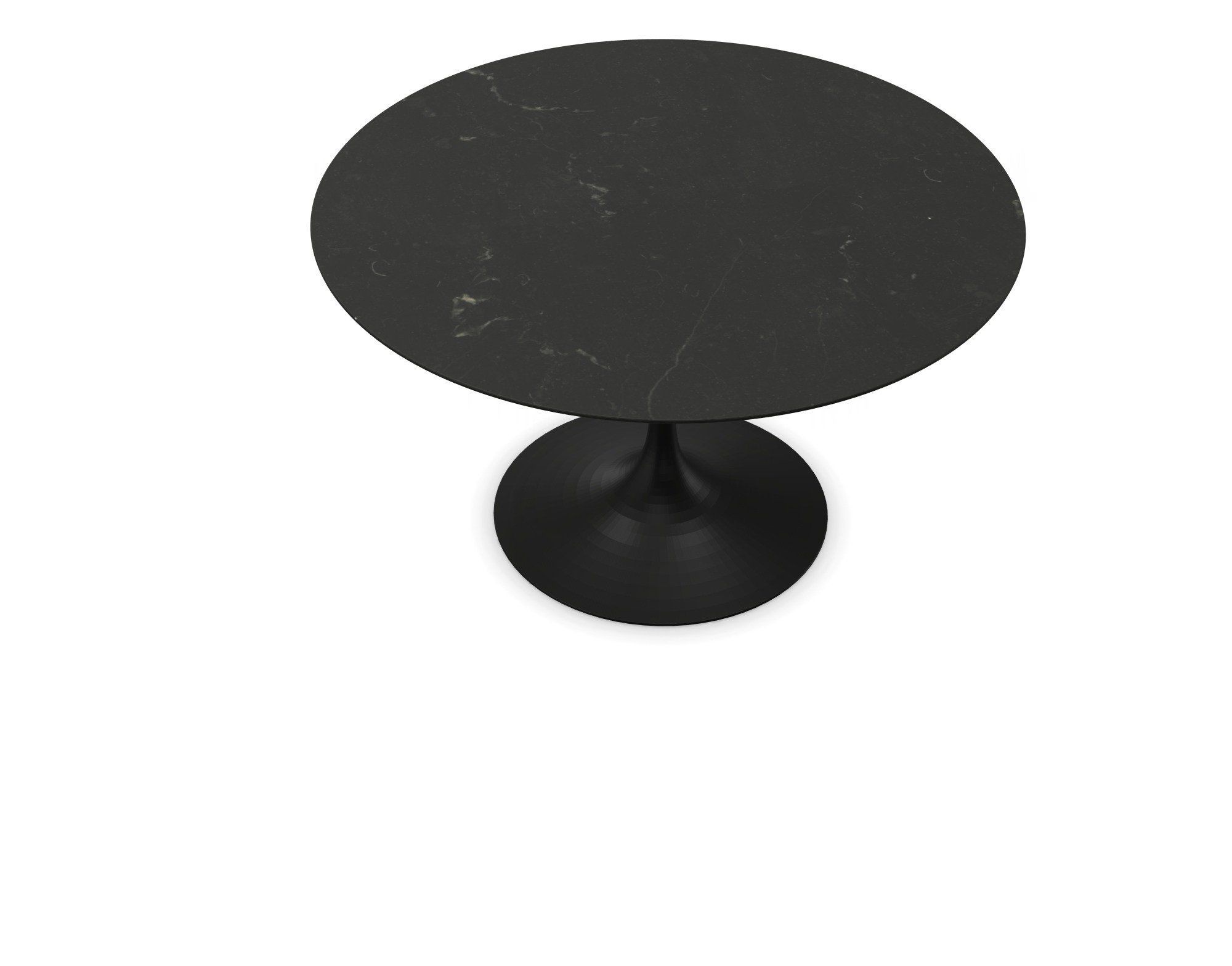  D: 120 x H: 73 cm / Nero Marquina Satinbeschichtet  - Schwarz--30