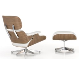 Vitra  Lounge Chair & Ottoman white--8