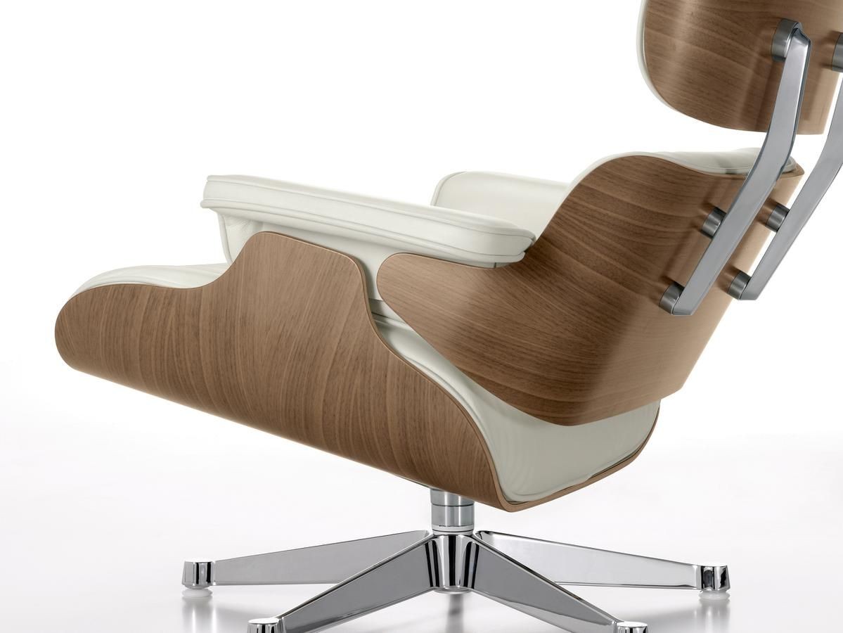 Vitra Lounge Chair & Ottoman white--11
