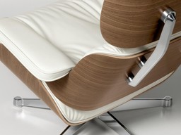 Vitra Lounge Chair & Ottoman white--12