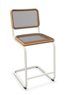 Thonet S 32 NHT | Thekenhocker- Gestell reinweiß (TS 9010) lackiert--10