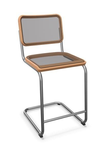 Thonet S 32 NHT | Thekenhocker- Gestell Buche kirschbaum (TP 44) gebeizt--13