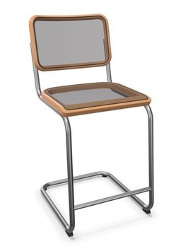 Thonet S 32 NHT | Thekenhocker- Gestell chrom--8
