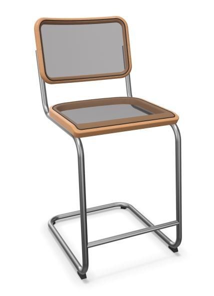 Thonet S 32 NHT | Thekenhocker- Gestell chrom--8