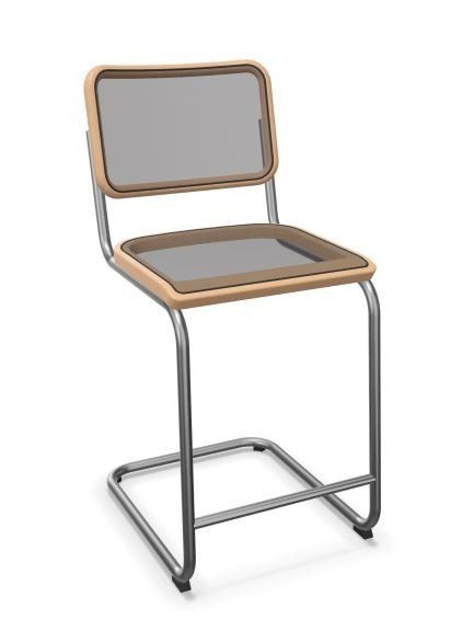 Thonet S 32 NHT | Thekenhocker- Buche aufgehellt (TP 107) gebeizt--1