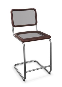 Thonet S 32 NHT | Thekenhocker- Buche schwarz (TP 29) gebeizt--3