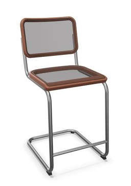 Thonet S 32 NHT | Thekenhocker- Buche kirschbaum (TP 44) gebeizt--5