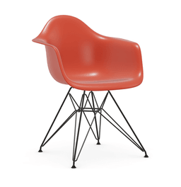 Vitra DAR Eames Plastic Armchair - 03 poppy red - Untergestell 30 basic dark pulverbeschichtet (glatt)--144