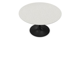  D: 120 x H: 73 cm / Statuarietto beschichtet - Schwarz--27
