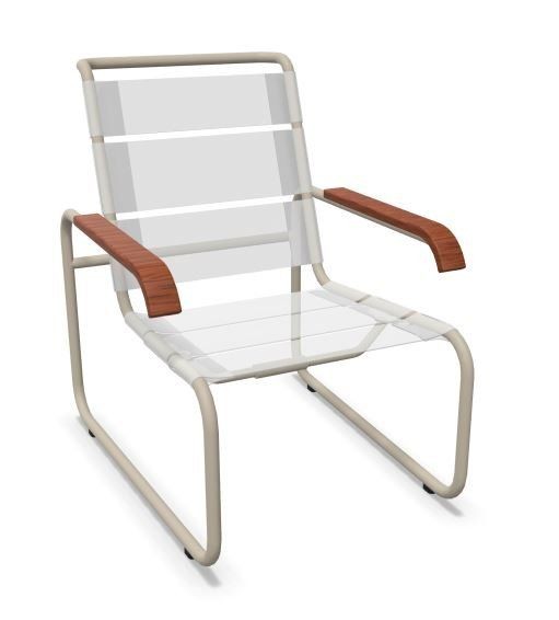 Thonet S 35 N Thonet All Seasons | Freischwinger- ThonetProtect warmgrau (TS 3005), Gewebe natur--15