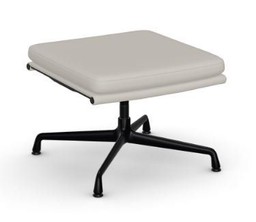 VITRA SOFT PAD CHAIR EA 223- 72/88 SNOW/WEISS BESCHICHTET TIEFSCHWARZ--8