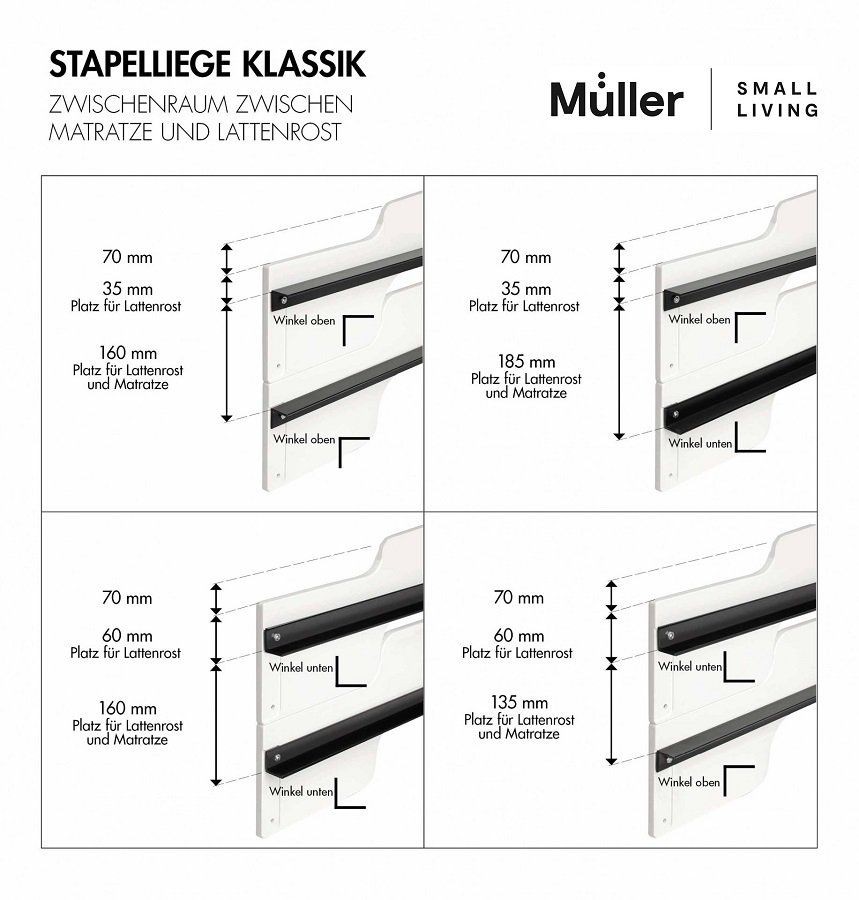 Müller Möbelwerkstätten Stapelliege Klassik Eiche--6