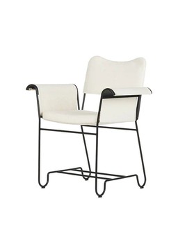 GUBI Tropique Dining Chair - Outdoor Armlehnstuhl - without Fringes - Udine, Limonta (CAL 117 compliant) (06)--0