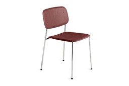 Hay Soft Edge Chair / Metal Frame - Fall Red Waterbased Lacquered Oak--4