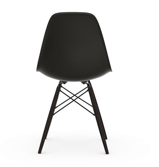 Vitra DSW Eames Plastic Side Chair, Holzbeine Ahorn schwarz--2
