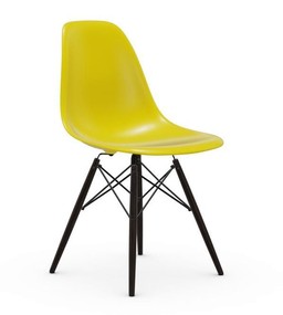 Vitra DSW Eames Plastic Side Chair - Untergestell Ahorn schwarz - sunlight--14