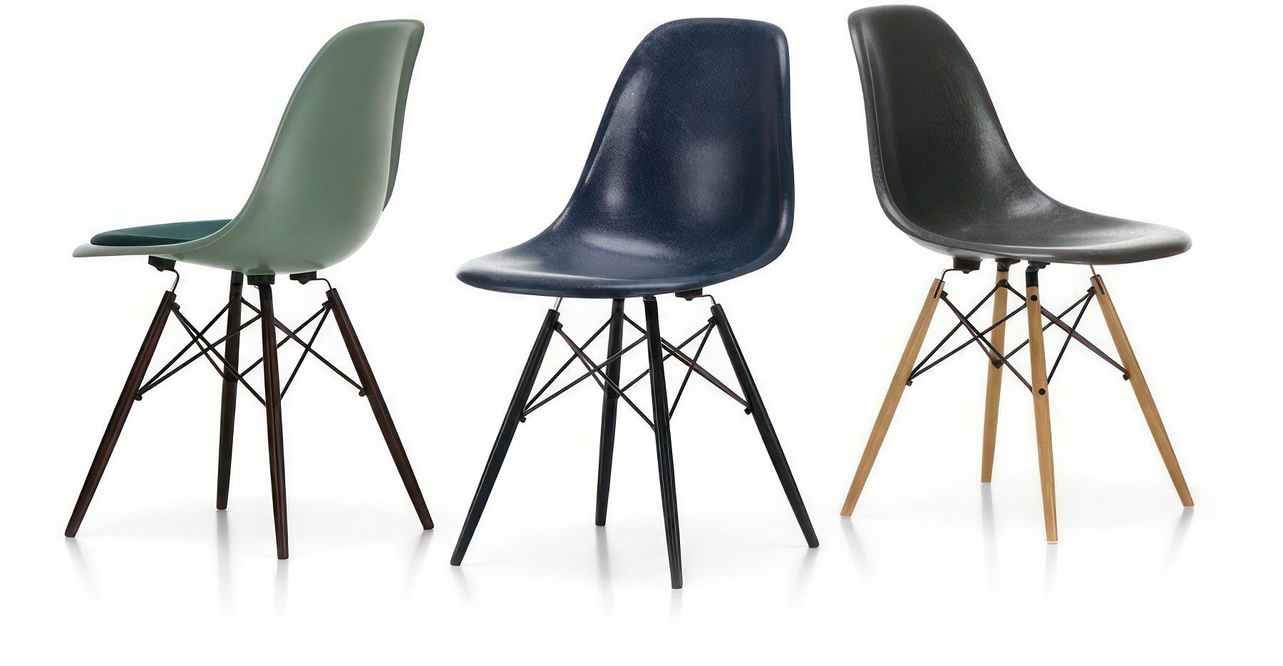 Vitra Eames Fiberglass Side Chair DSW Stuhl--13