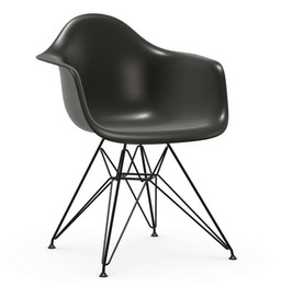 Vitra DAR Eames Plastic Armchair, Stuhlbeine schwarz - schwarz--0