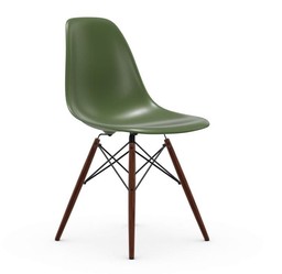 Vitra DSW Eames Plastic Side Chair - Untergestell Ahorn dunkel - forest--11