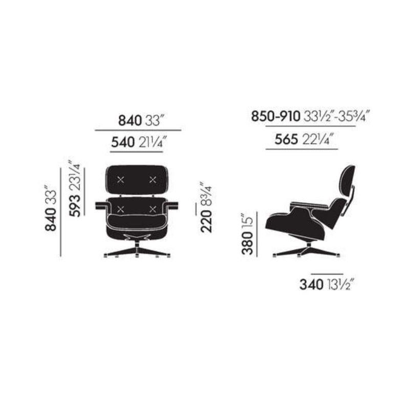 Vitra Lounge Chair - klassische Masse--12