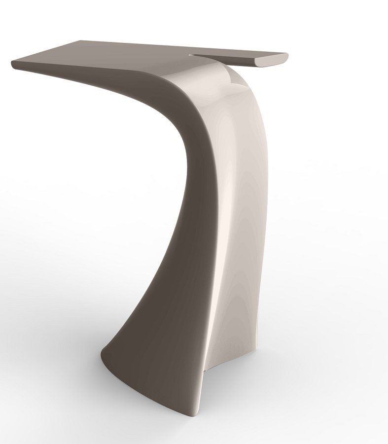 Vondom Wing Bar Table 56x76x100 Lacquered - Taupe--27