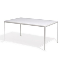 Knoll 1966 Dining Table - Rectangle, 60" x 38" - Porcelain, White - White--0