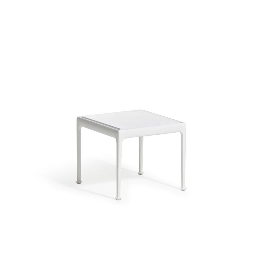 Knoll 1966 End Table - Porcelain, White - White--0