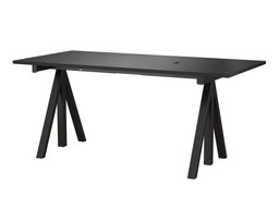 String Work Desks - Schwarz / Schwarz - 160x78--10