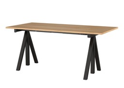 String Work Desks - Eiche / Schwarz - 160x78--14