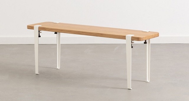 Tiptoe Duke Bench - Solid Oak