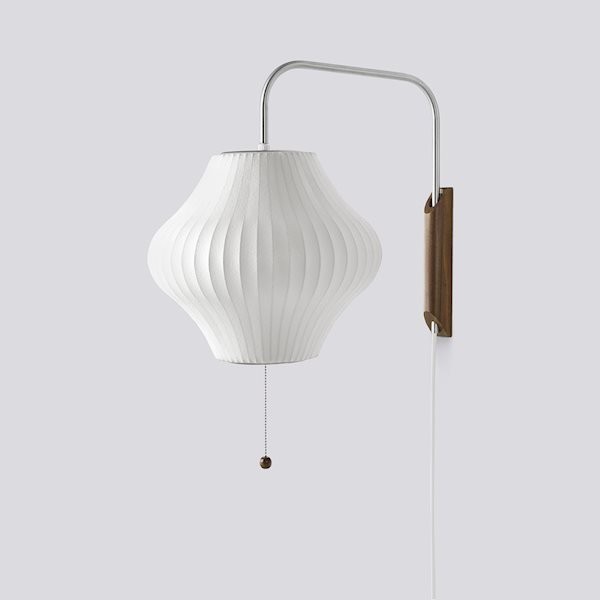 Hay Nelson Pear Wall Sconce Cabled Lamp