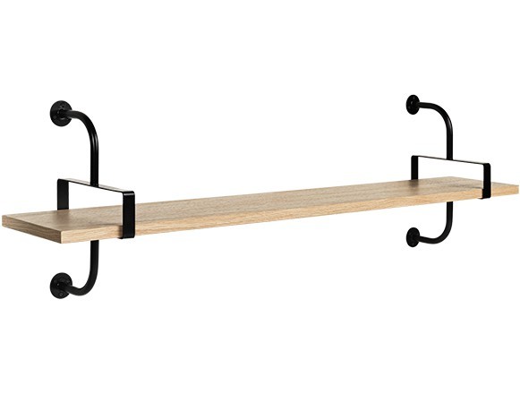 Gubi Matégot Demon 2x1-Shelves Black Metal Rack Stringer