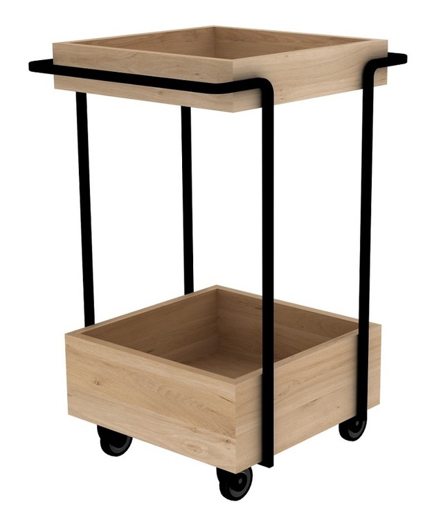 Ethnicraft Kompagnon Bar Cart