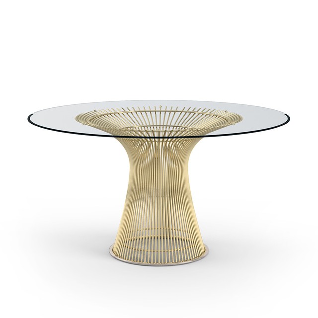 Knoll Platner Dining Table - Gold