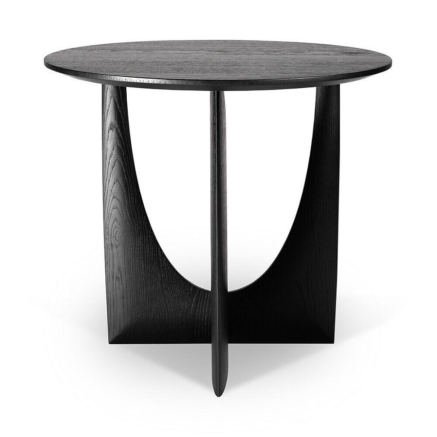 Ethnicraft Geometric Side Table - Oak Black--1